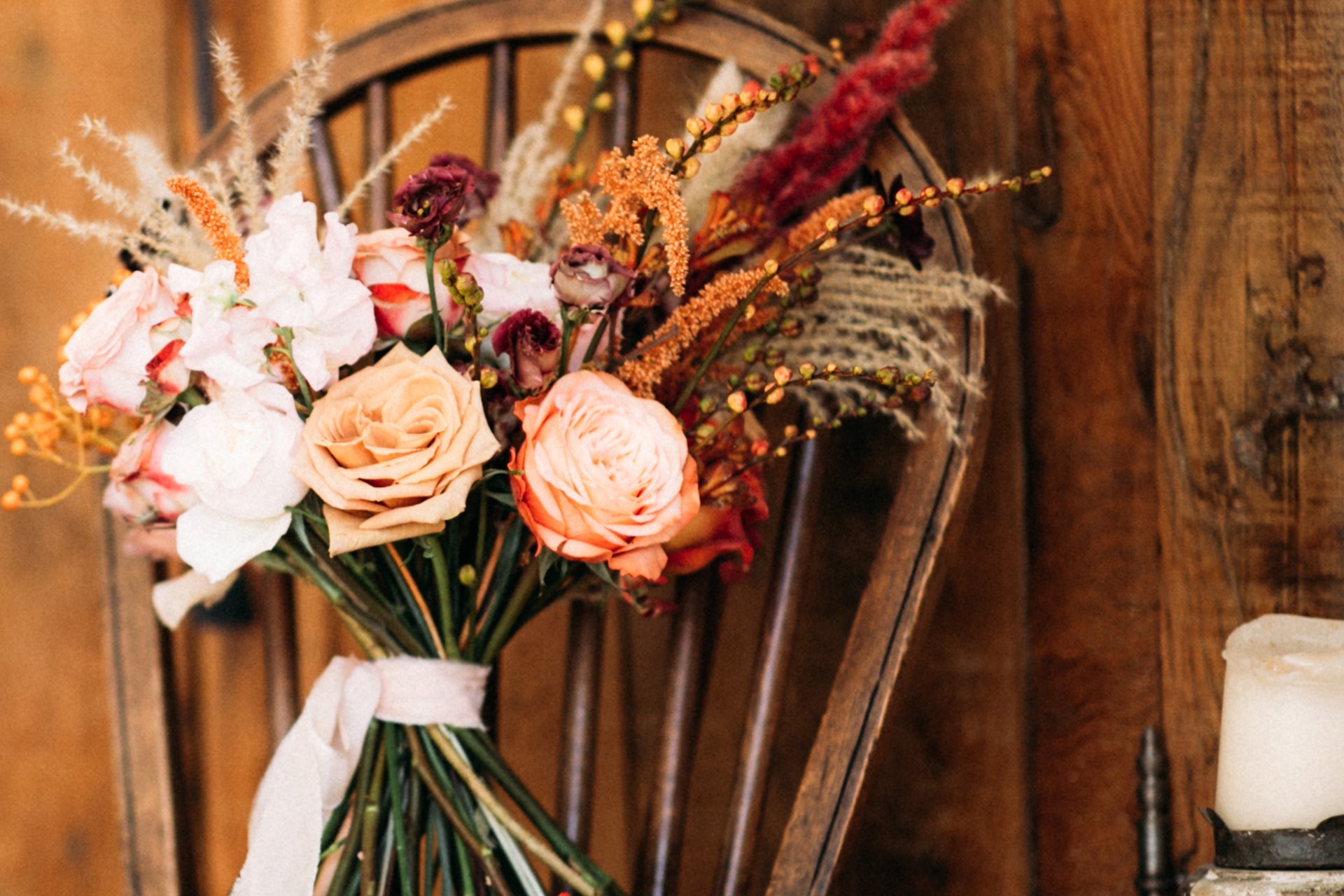 Rustic & Garden Flower Arrangements